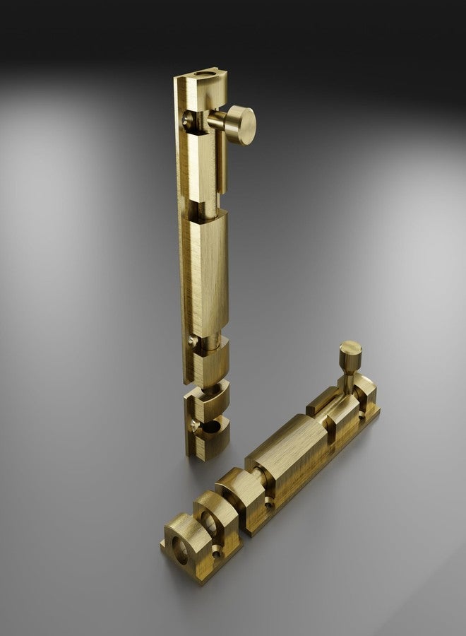 أتلانتيك مزلاج برج ألومنيوم من أتلانتيك سايلو، 4 بوصات، مزلاج برج للباب الرئيسي والحمام، مزلاج باب لغرفة النوم، مزلاج برج للمنازل والمكاتب والأبواب والنوافذ، تشطيب عتيق، (عبوة من 12 قطعة) - Image 2